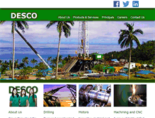 Tablet Screenshot of desco.ph